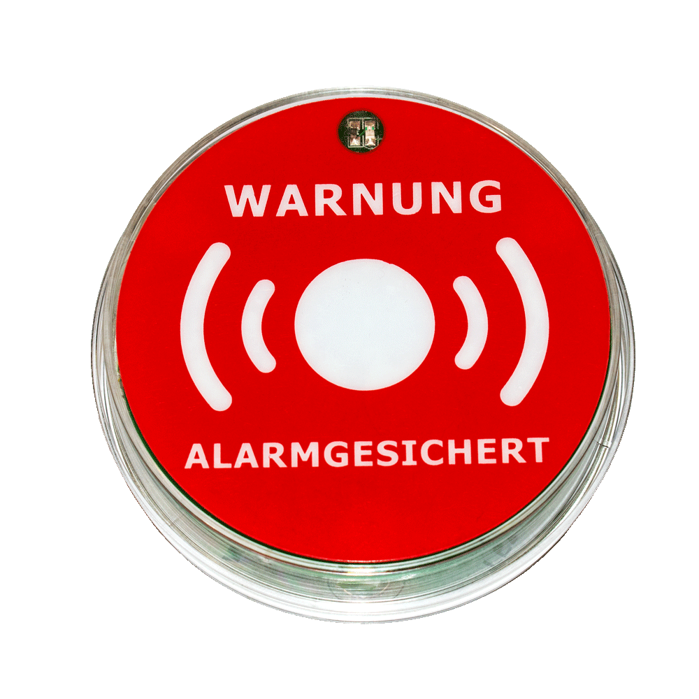 LED warning sticker Demo
